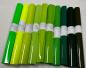 Preview: Flexfolien set grün töne 10 Farben 30x50cm Rolle