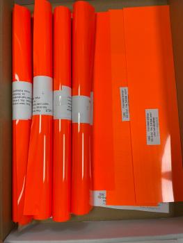 Flexfolie Premium 1042 neon orange 30x50cm Rolle