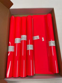 Flexfolie Premium 1047 neon rot 30x50cm Rolle