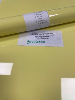 Flexfolie Premium 1053 sunny gelb 30x50cm Rolle