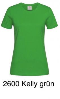 T Shirt Women Rundhals Ausschnitt 2600 kelly grün