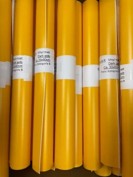 Vinylfolie matt 4114 dunkel gelb 60cm x 1m Rolle