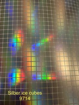 Vinylfolie Holographic Opal 9714 Ice Cubes silber