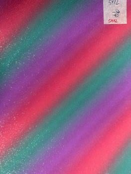 Vinylfolie Regenbogen diagonal 5412 Rainbow pink cyan 30x50cm Rolle