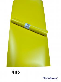 Vinylfolie matt 4115 gelb 60cm x 1m Rolle