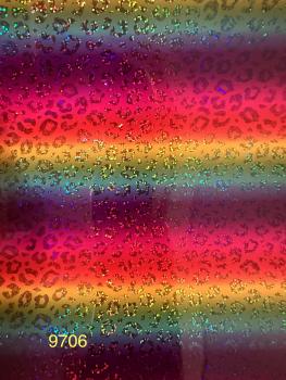 Vinylfolie Holographic Opal 9706 Leopard  Rainbow