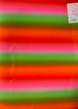 Flexfolie PU Rainbow Stripes 6406 starry lime rot A4