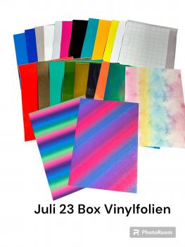 Juli 23 Box Vinylfolien