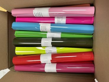 Überraschungsset Flexfolien 10 Farben 30x50cm
