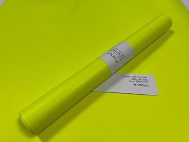 Vinylfolie Neon gelb matt 30x50cm Rolle