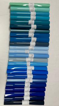 Flexfolien set blau töne 24 Farben 30x50cm Rolle
