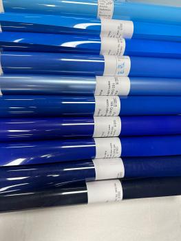 Flexfolien set blau töne 10 Farben 30x50cm Rolle