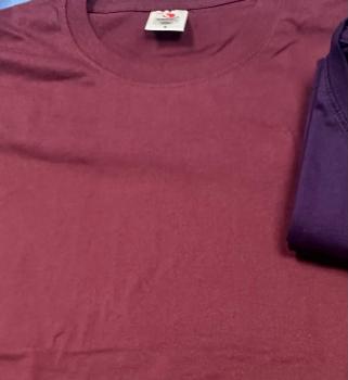 T Shirt Classic-T Unisex burgundy rot Größe S