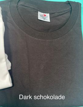 T Shirt Classic-T Unisex dark schokolade Größe M