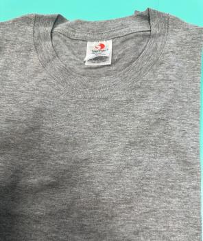 T Shirt Classic-T Unisex grau heather Größe L