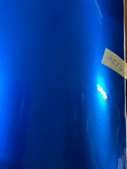 Vinylfolie poliert metallic MET 91 kornblumenblau 30x50cm Rolle