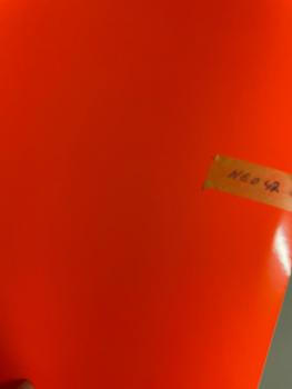 Vinylfolie Neo 42 Neon orange glänzend 30x50cm Rolle