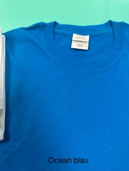 T-Shirt für Kinder 2200 Größe 122/128 ocean blau