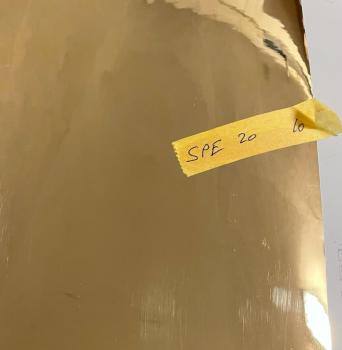 Vinylfolie spezial hochglanz SPE 20 gold metallic 30x50cm Rolle