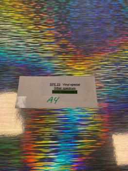 Vinylfolie spezial SPE 23 silber spectrum A4