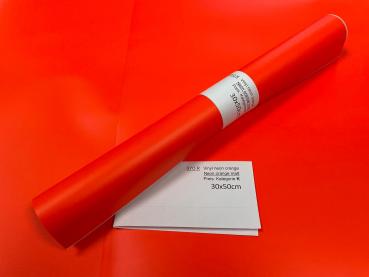 Vinylfolie Neon orange matt 30x50cm Rolle