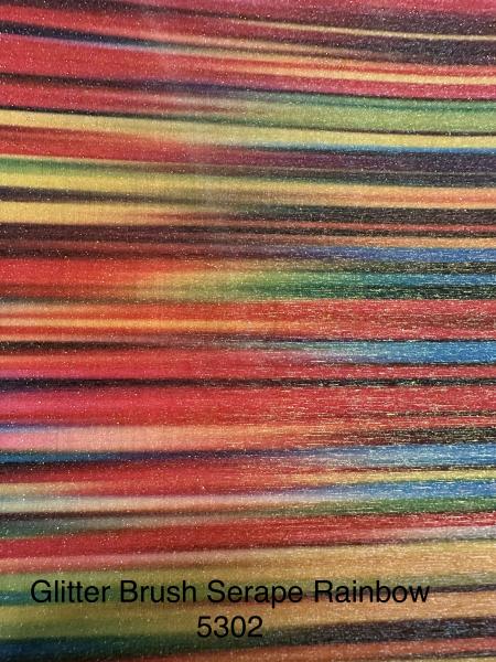 Vinylfolie Glitter Brush 5302 Serape Rainbow