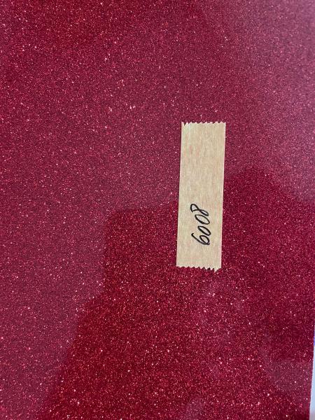 Flexfolie Glitter 6008 rot 50cm x 1m Rolle