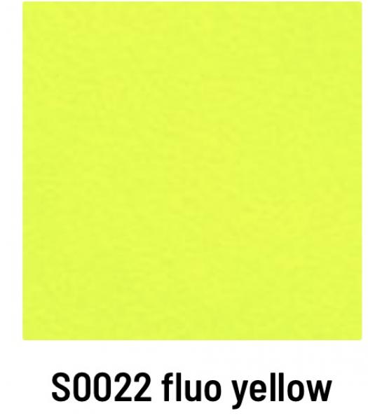 Flockfolie fluo gelb S0022