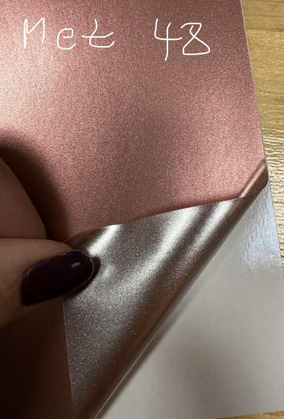 Vinylfolie poliert metallic MET 48 rose gold 30x50cm Rolle