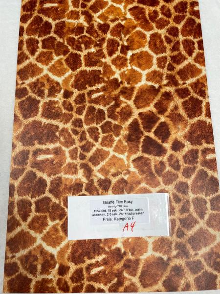 Flexfolie Esay Pattern Wild Giraffe 30x100cm Rolle