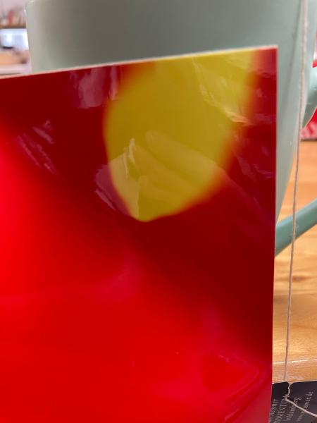 Vinylfolien Heiß/kalt HOT 08 rot/gelb 30x50cm Rolle
