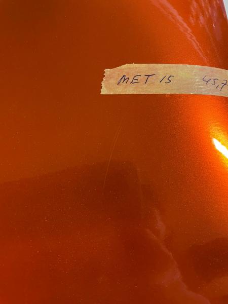 Vinylfolie poliert metallic MET 15 orange A4