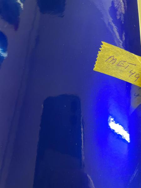Vinylfolie poliert metallic MET 49 tief ocean blau 30x50cm Rolle