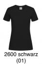 T Shirt Women Rundhals Ausschnitt 2600 schwarz