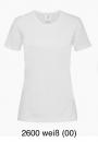 T Shirt Women Rundhals Ausschnitt 2600 weiß